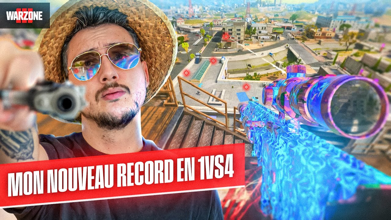 Mon NOUVEAU RECORD en 1VS4 😎