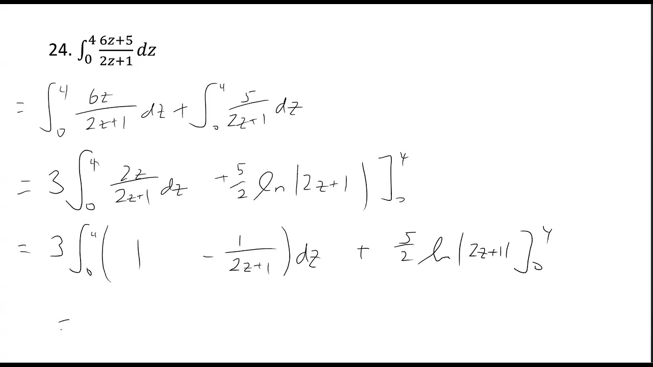 Stewart 7.5 Integral #24 - can avoid long division