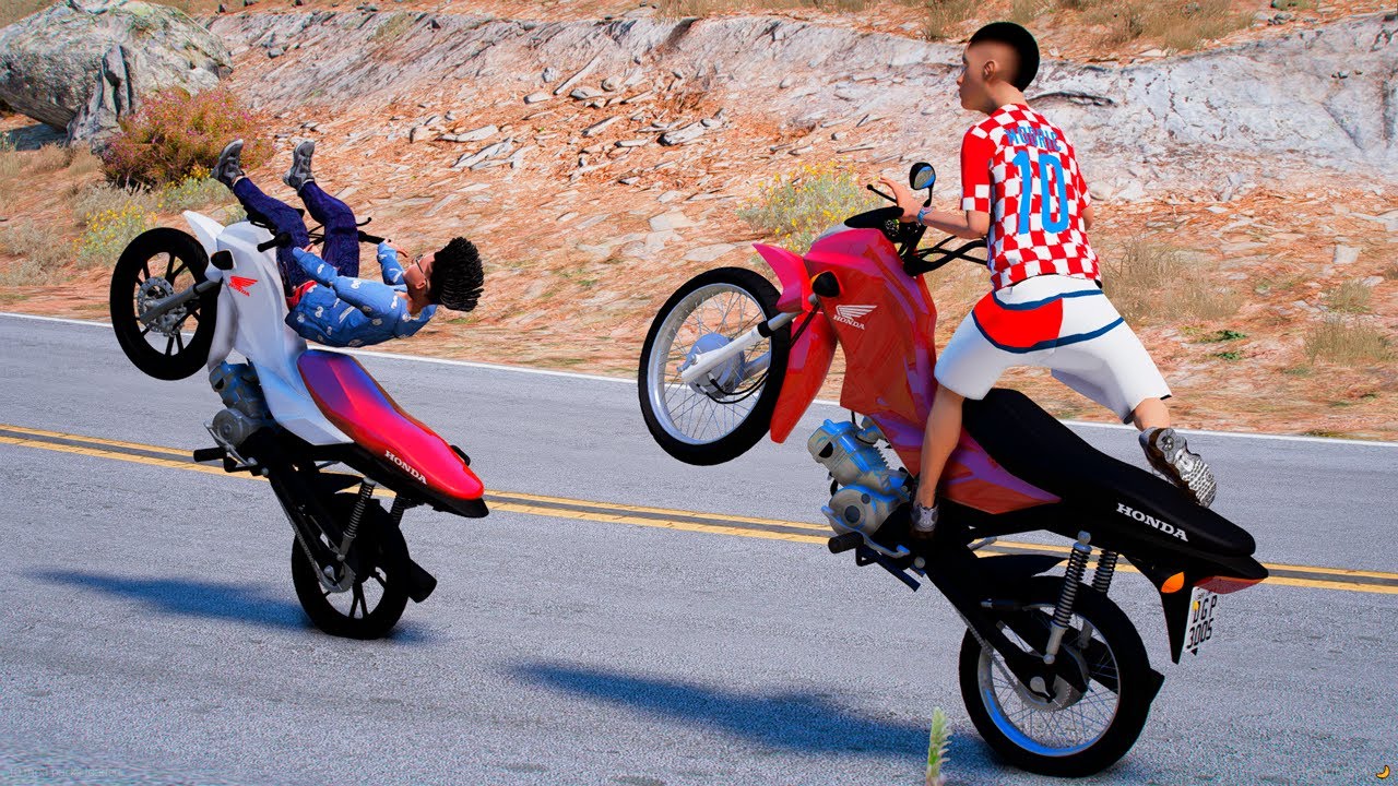 GTA V | VIDA REAL - PRIMEIRO ROLE DE MOTO NOVA DO MEU AMIGO NA TRILHA
