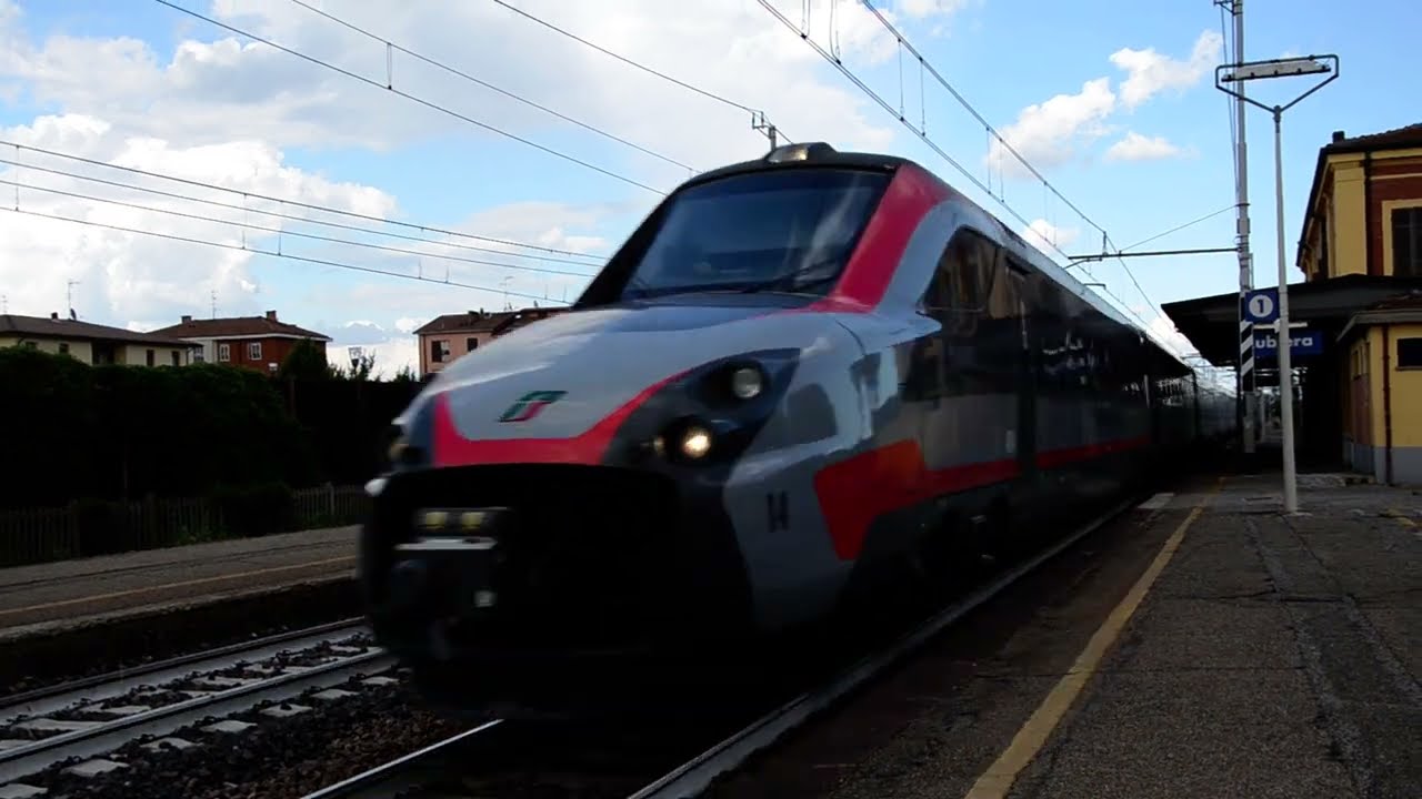 DOPPIO FRECCIARGENTO ETR700 velocissimo a Rubiera
