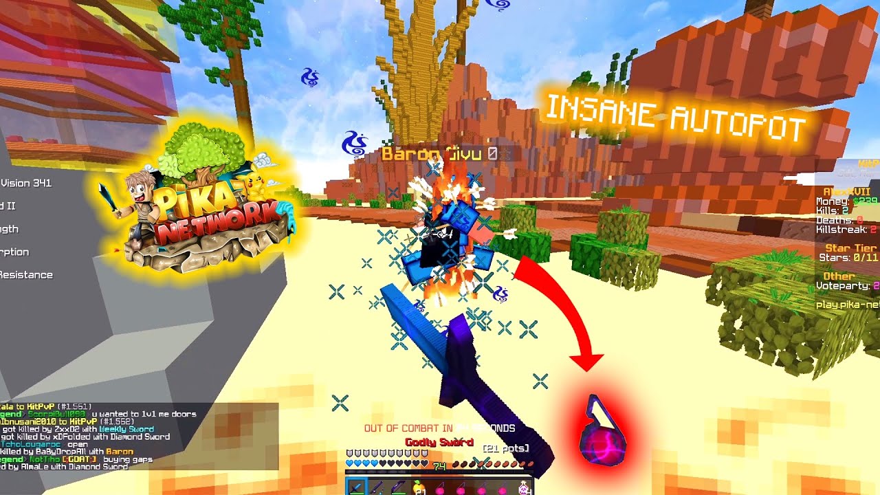 POV: You get REVENGE in PikaNetwork KitPvP (PART 5) (EZ)