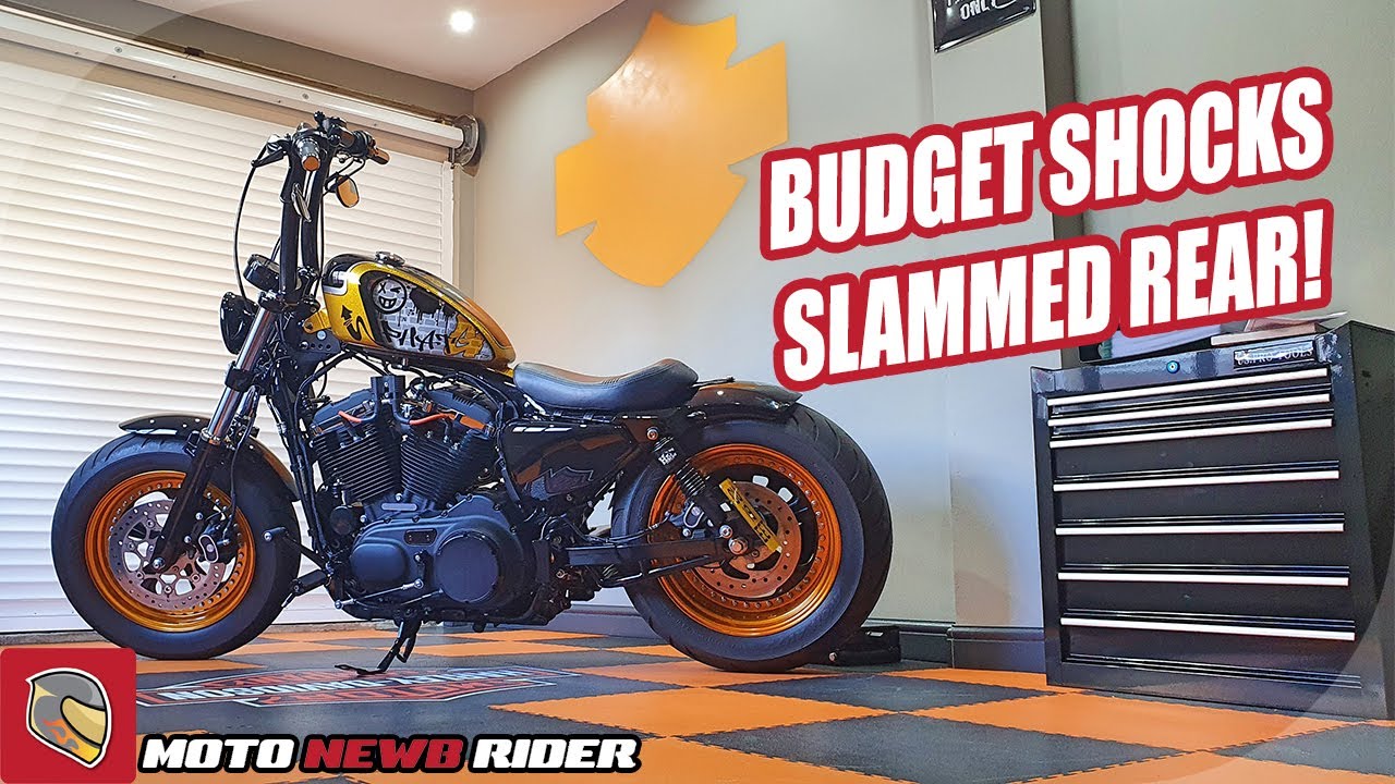Install Budget Shocks on a Sportster 10.5 inch