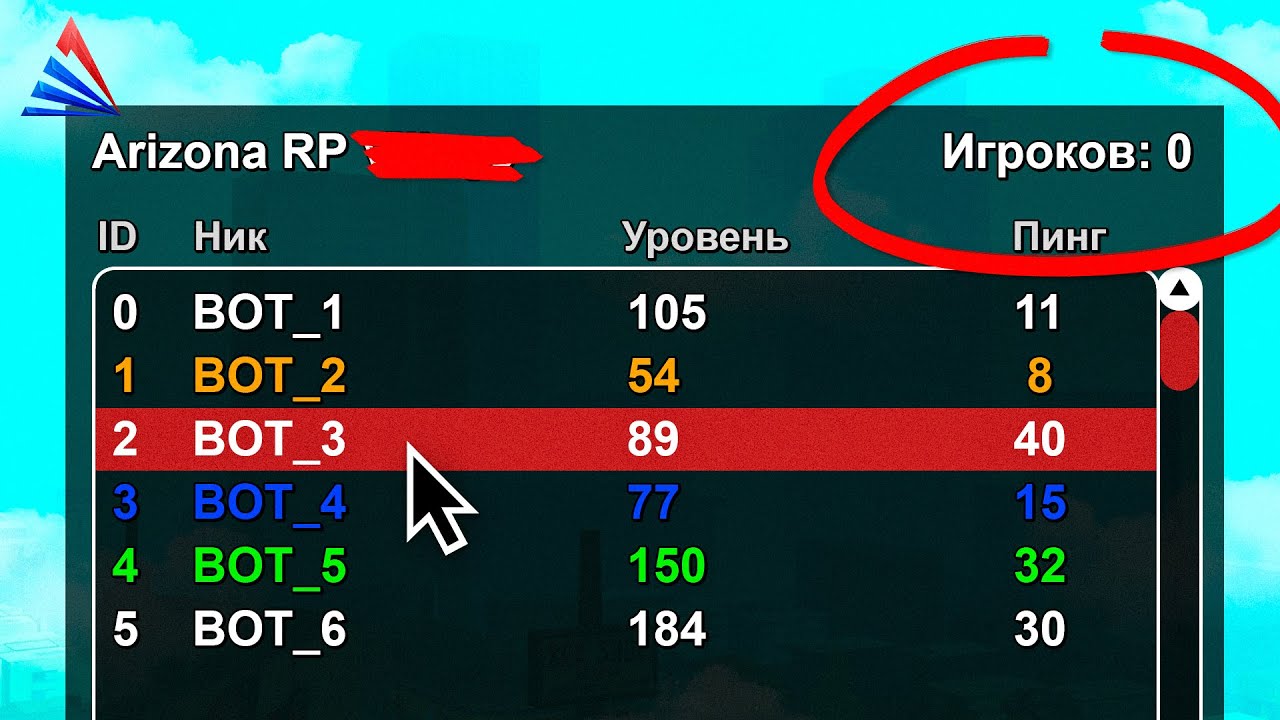 ЗАБЫТЫЙ СЕРВЕР АРИЗОНА РП... С БОТАМИ 😂 ARIZONA RP ГТА САМП