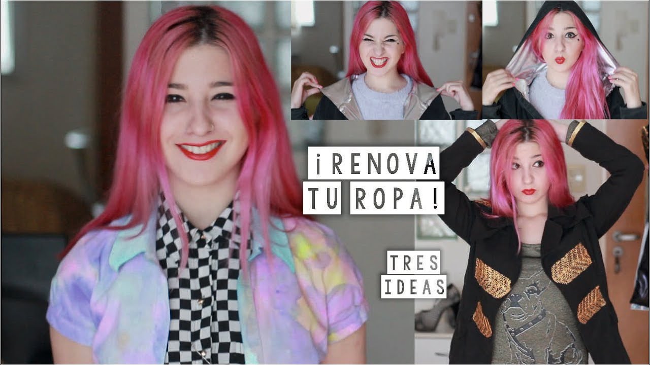¡RENOVA TU ROPA! ✩ 3 ideas fáciles para reciclar ropa - Ann Look