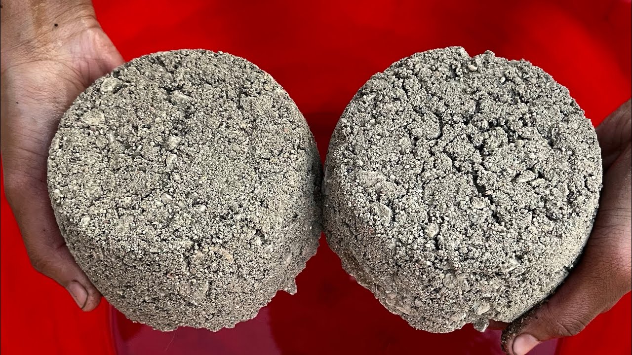 ASMR | New | Stoney Bowls crumbling and dipping in Water