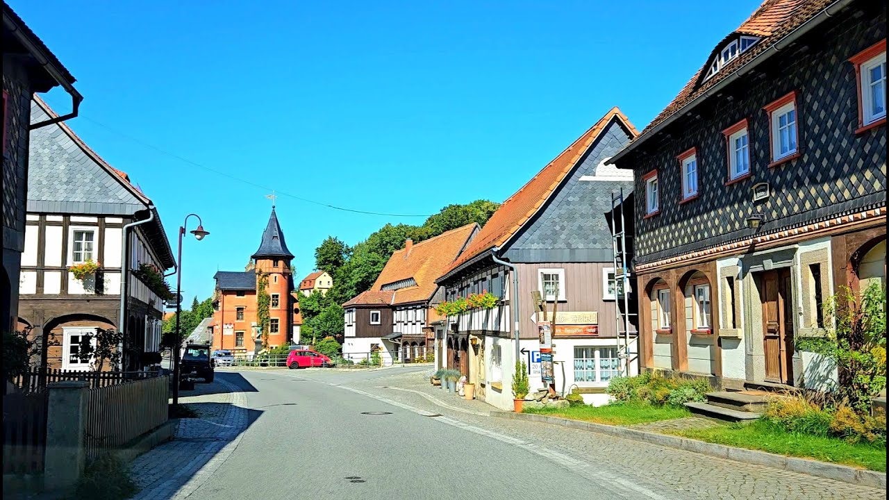 4K Driving in Germany 🇩🇪 ( Waltersdorf ) One Of The Most Beautiful Village in Germany | 4k60fps