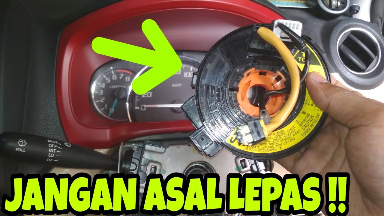 Kabel spiral Putus | cara lepas dan pasang kabel spiral yang aman