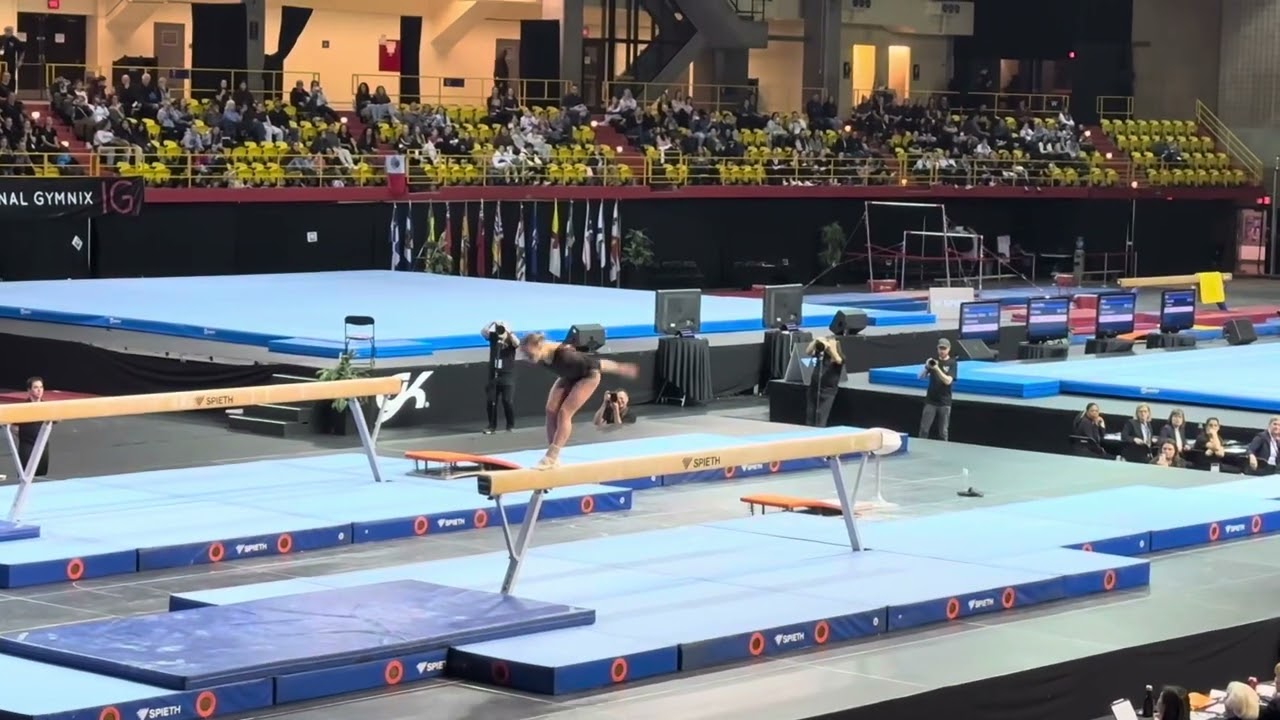 ELLIE BLACK ON BALANCE BEAM AT L’INTERNATIONAL GYMNIX 2024