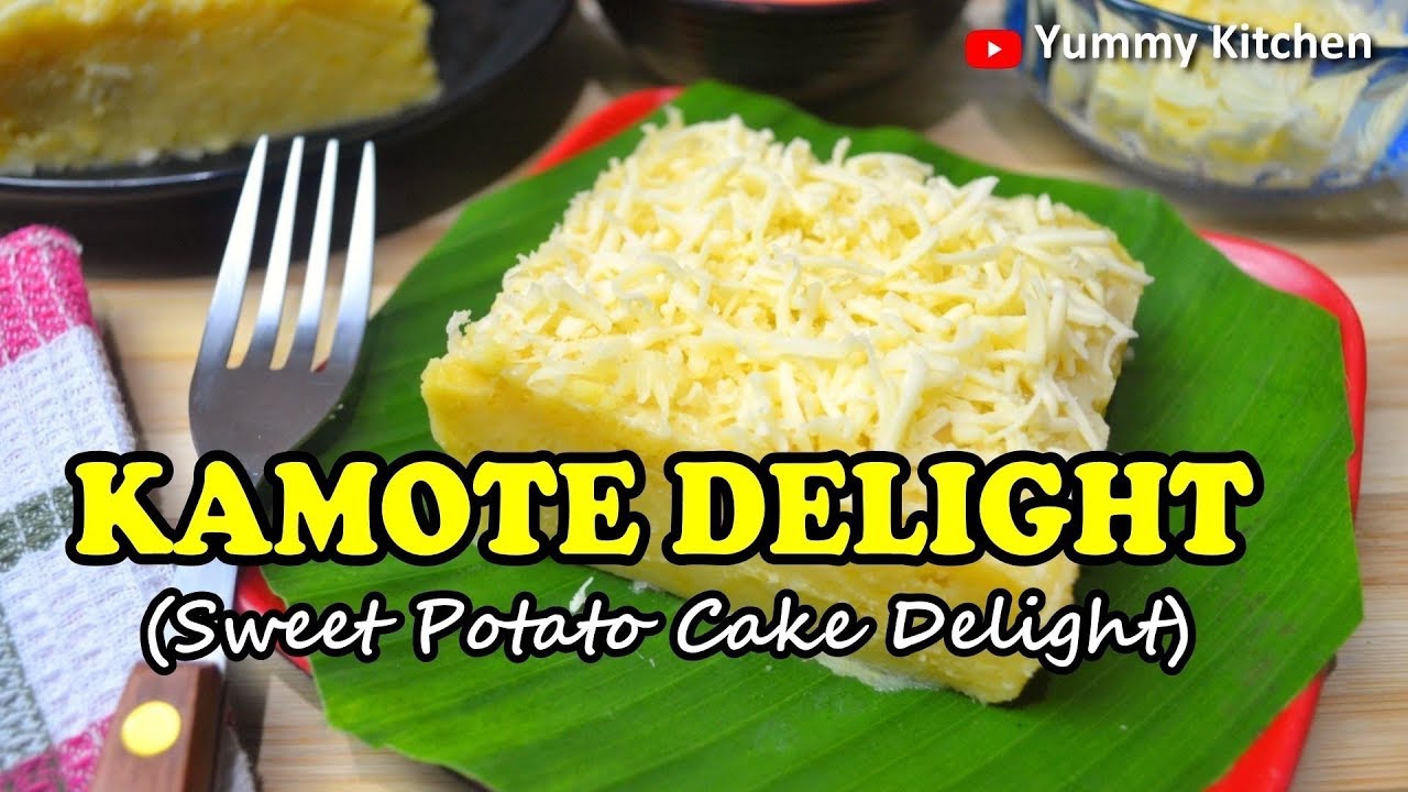 Camote Delight | Easy Filipino Dessert | Sweet Potato Treat! (Sweet Potato Cake)