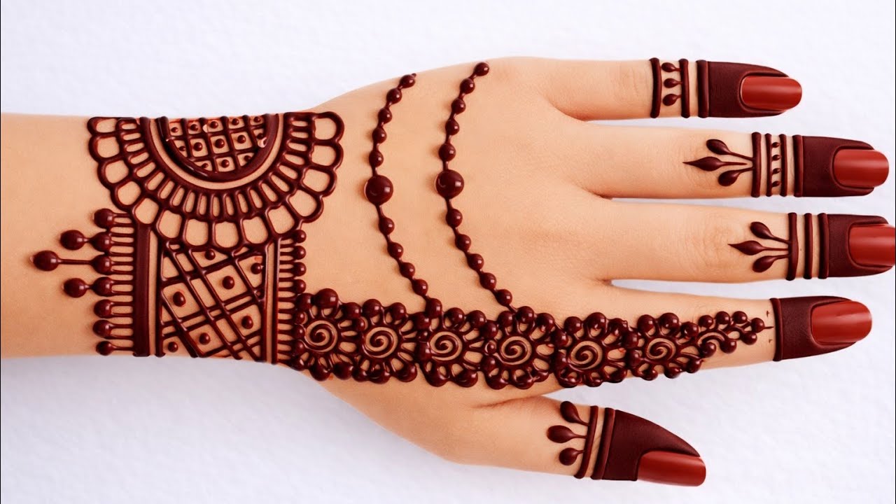 Easy Bridal front hand Mehndi Designs । Mehndi ki Design। Latest Mehndi Designs। Mehndi Design