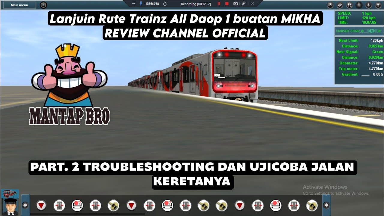 Membuat Rute Trainz All Daop 1 by MIKHA REVIEW CHANNEL OFFICIAL - Part 2‼️😎