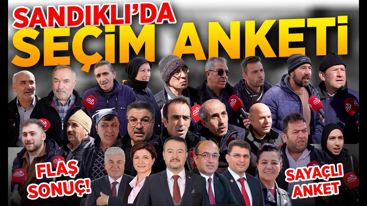 SANDIKLI SEÇİM ANKETİ ⎮Belediye başkanı kim olsun? ⎮ŞAŞIRTICI SONUÇ! ⎮Sayaçlı anket