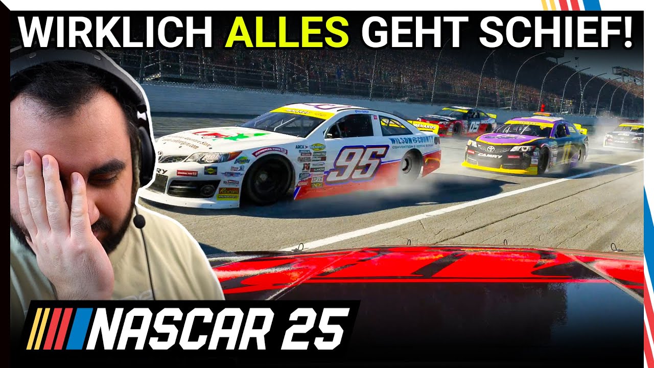 ICH MACH ABSOLUT ALLES FALSCH 😅 NASCAR 25 KARRIERE #9
