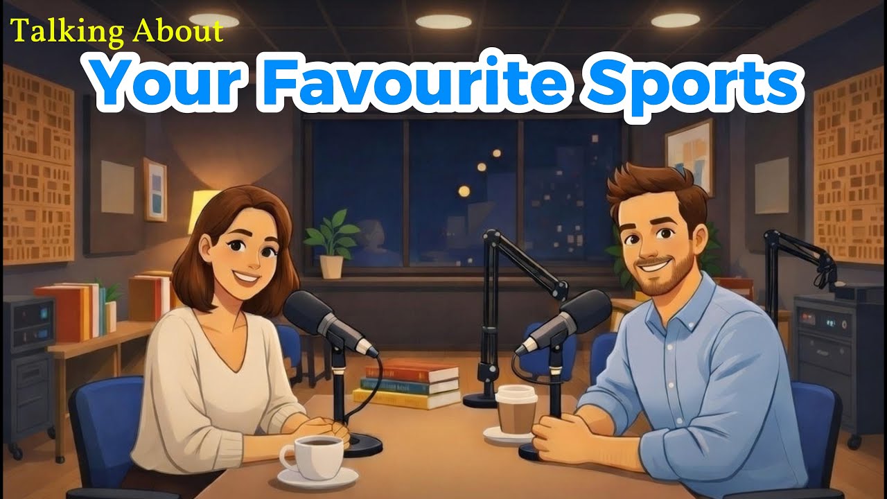 Talk About Your Favourite Sports in English | English Conversation Practice for Beginners