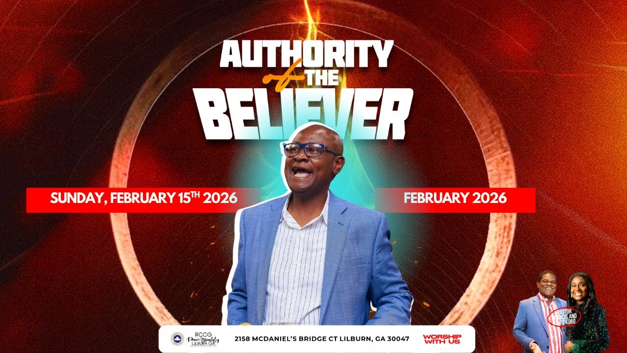 Sunday Service Feburary 15th 2026 | Authority of the Believer | RCCG Peace Assembly