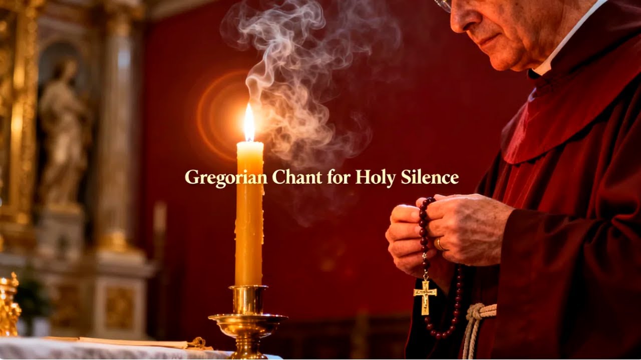 Gregorian Chant for Healing Sleep and Divine Peace | Benedictine Ambience and Holy Reflection