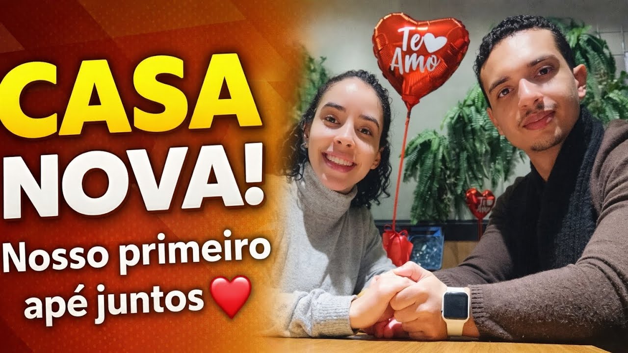 Nosso primeiro apartamento juntos! 🏠 Tour completo + casa nova.