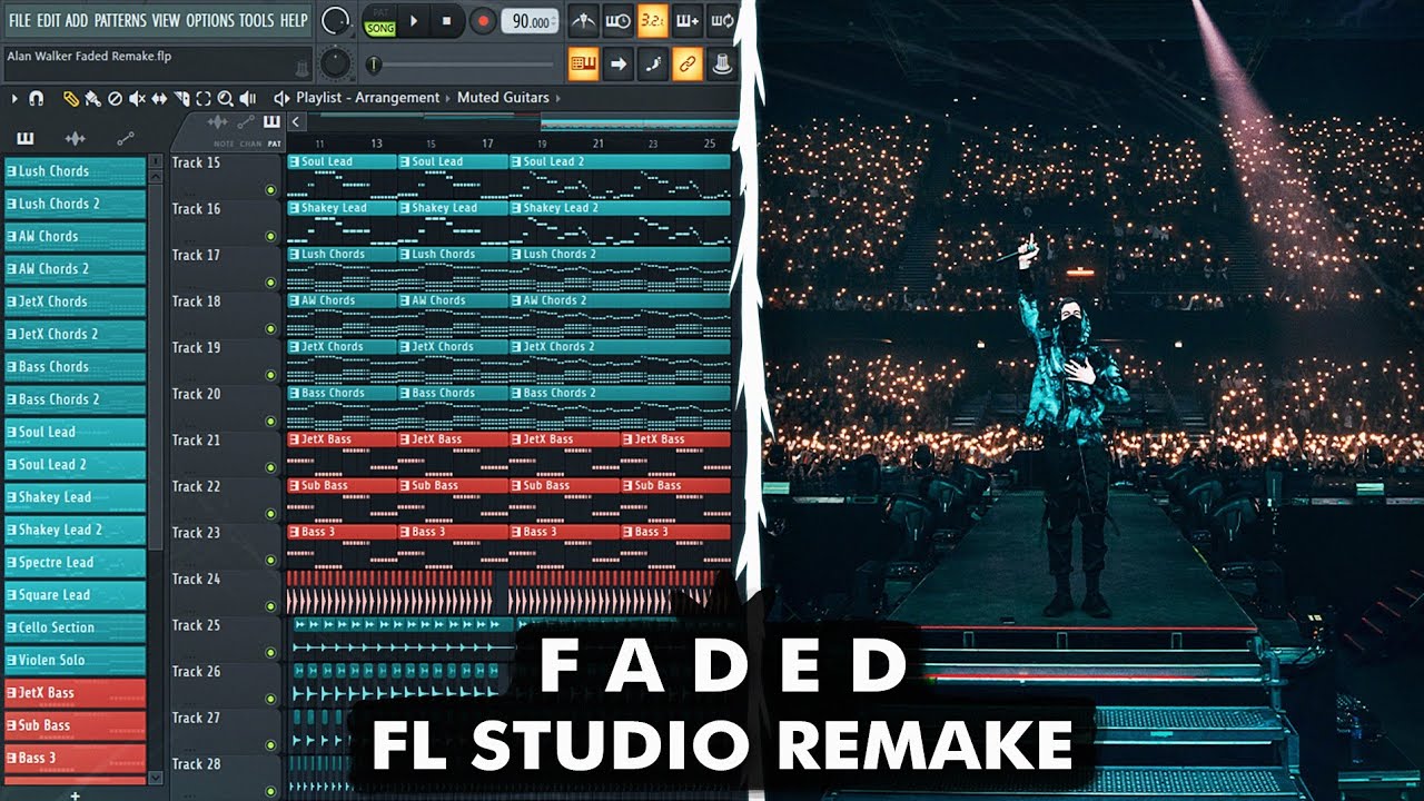 Alan Walker - Faded (Fl Studio Remake + Free FLP)