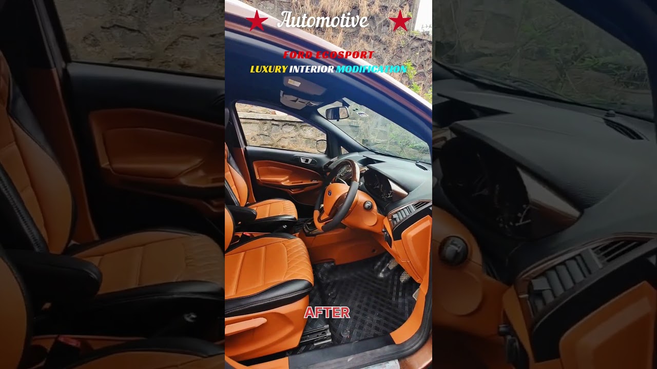 Ford EcoSport Luxury Interior Modification ✨ | Custom Seat Covers & Premium Finish by Orchis Mumbai🚘