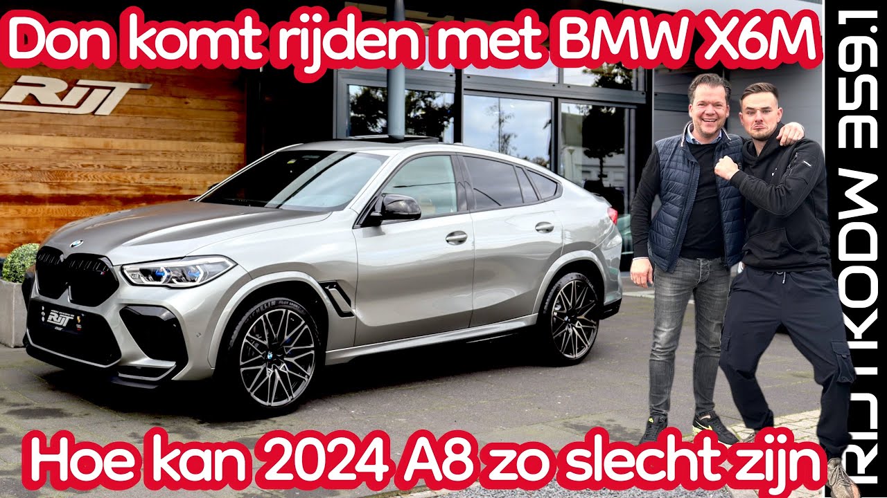 Hoe slecht kan een 2024 A8 24dkm er uitzien | Proefrit Don de Jong X6M | X5M 202dkm | Bouw kantoor