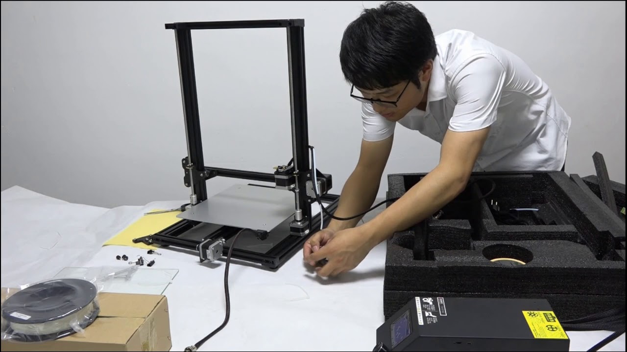 Creality 3D Official CR-10S Unboxing and Assemble