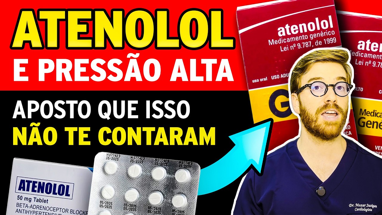 ATENOLOL: Tudo o que NINGUÉM EXPLICA (Impotência, Depressão, Cansaço, Tontura, Desmaio, Boca Seca).