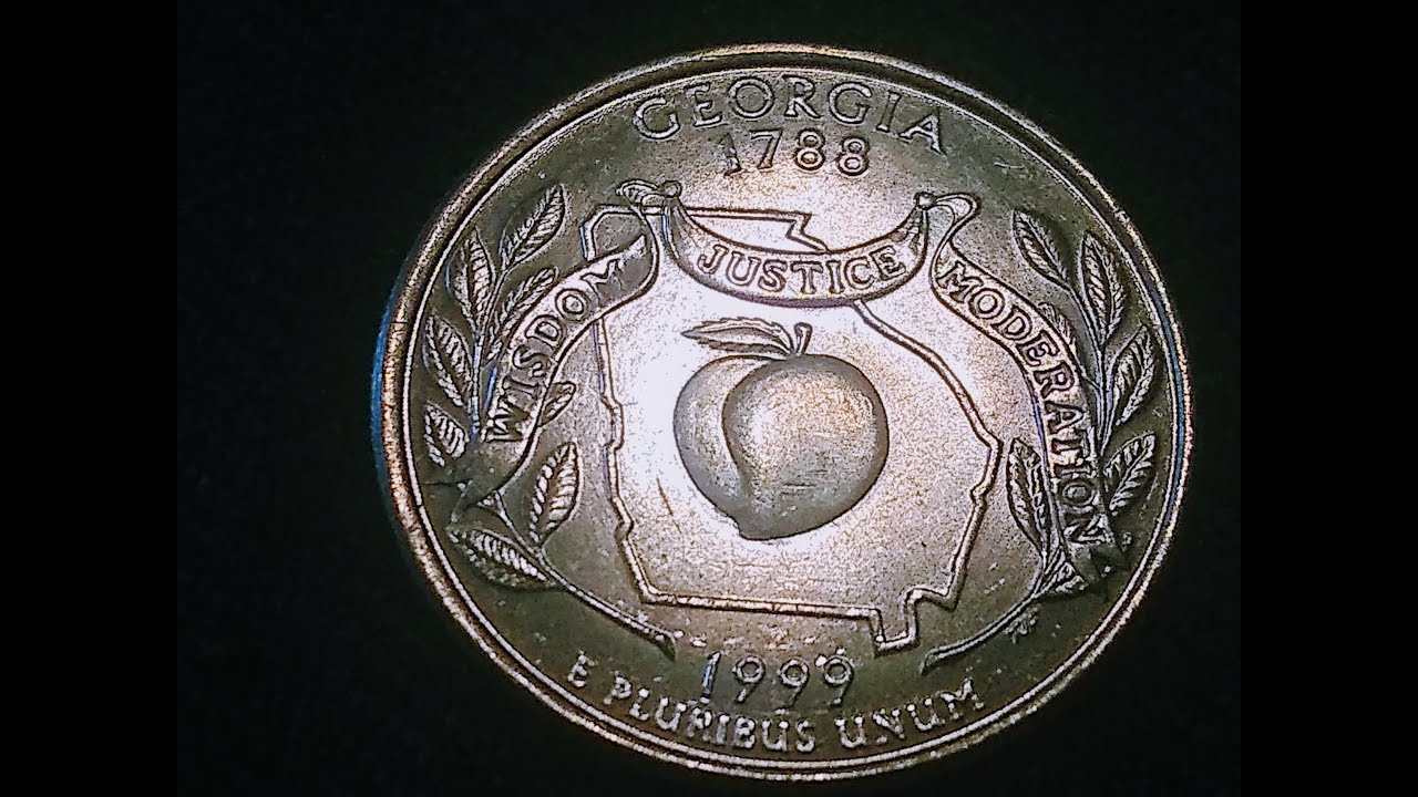 *👉le pegue al gordo!!! 6 mil dólares 💵👈 1999d quarter dollar Georgia valor!