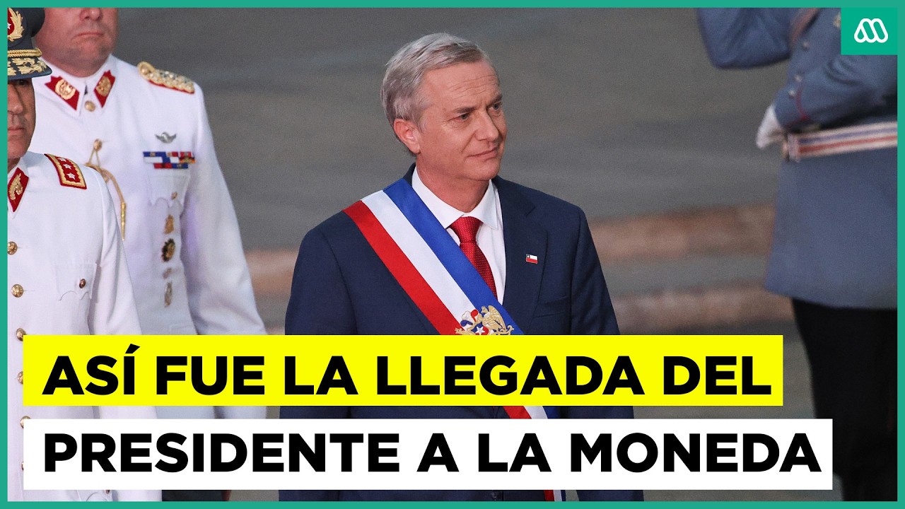 Así fue la llegada del presidente José Antonio Kast a La Moneda