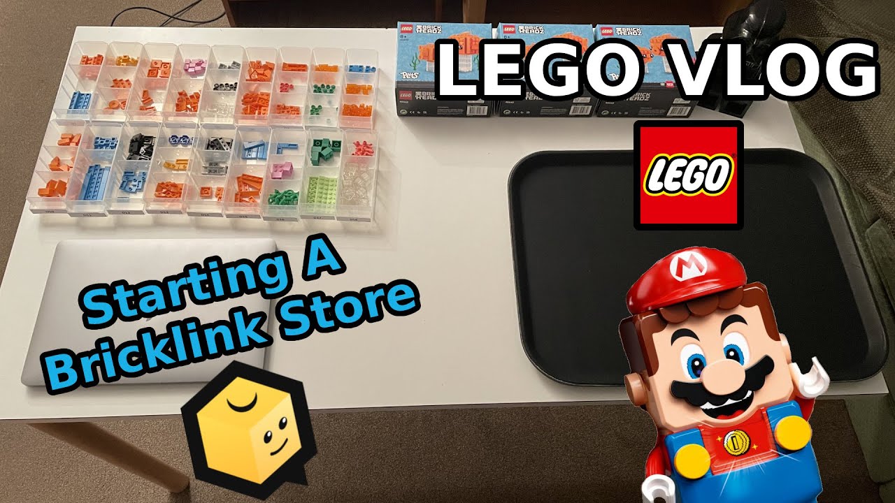 Getting Started! | LEGO Vlog #1 | Starting A Bricklink store in 2023