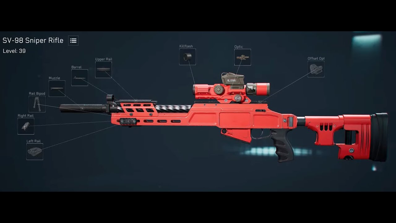 Configuracion - Fusil Francotirador SV-98 - DELTA FORCE