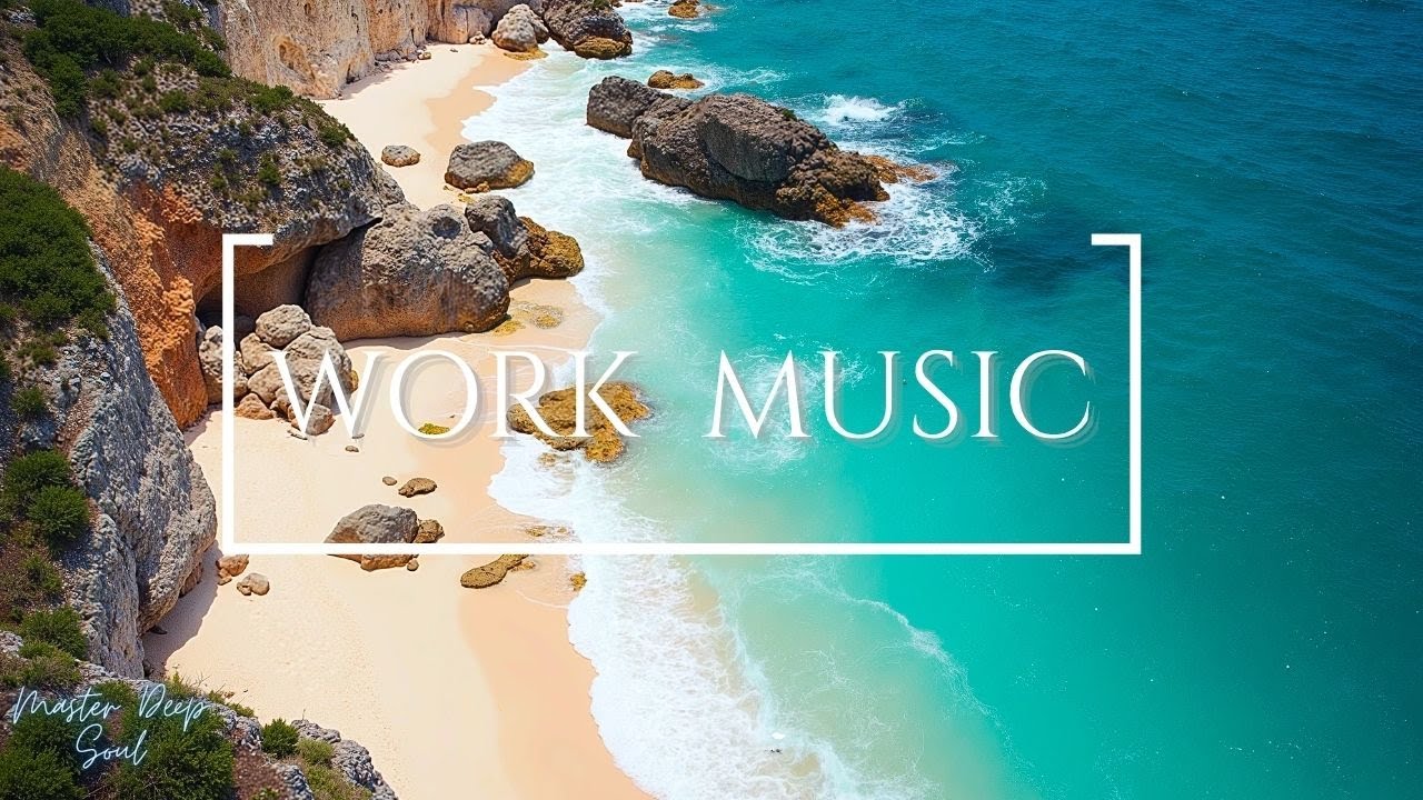 Tropical Paradise Ambience – Relaxing Beach Views for Focus, Work, and Study | Chill Summer Vibes