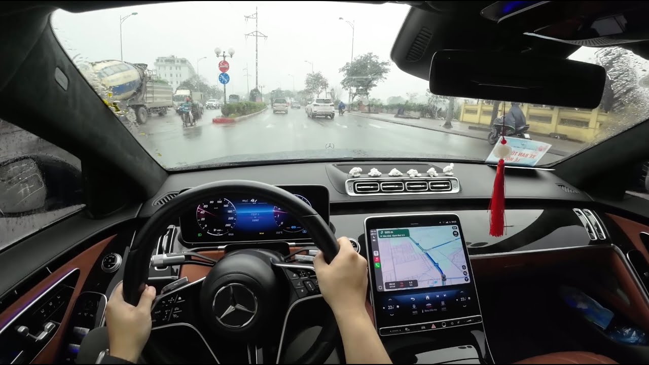 2025 Mercedes S450 4MATIC POV Drive