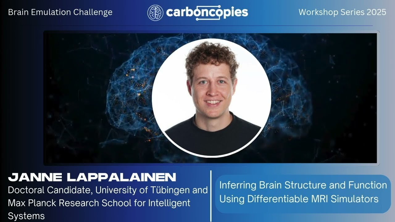 Janne Lappalainen - From connectome to computation (Brain Emulation Challenge workshop)