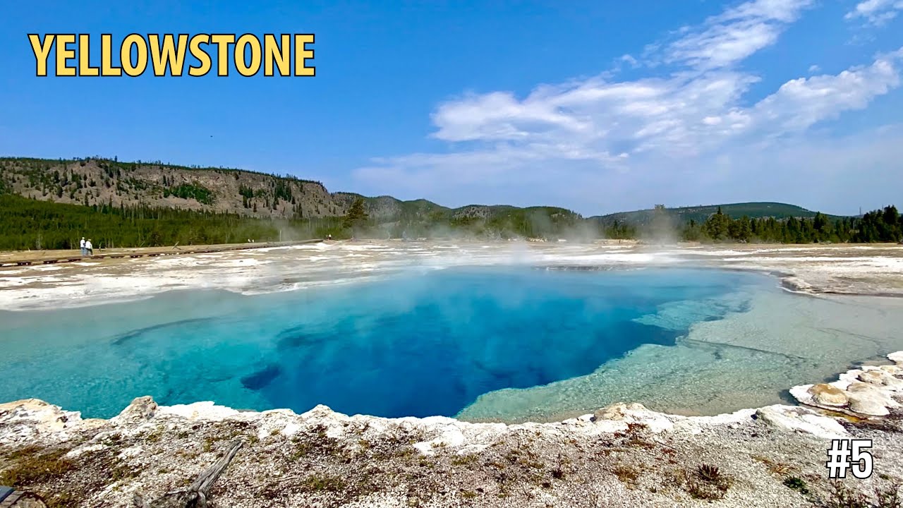 Ten gejzer wyrzuca wodę na blisko 50 metrów! Park Narodowy Yellowstone nas oczarował - USA #5