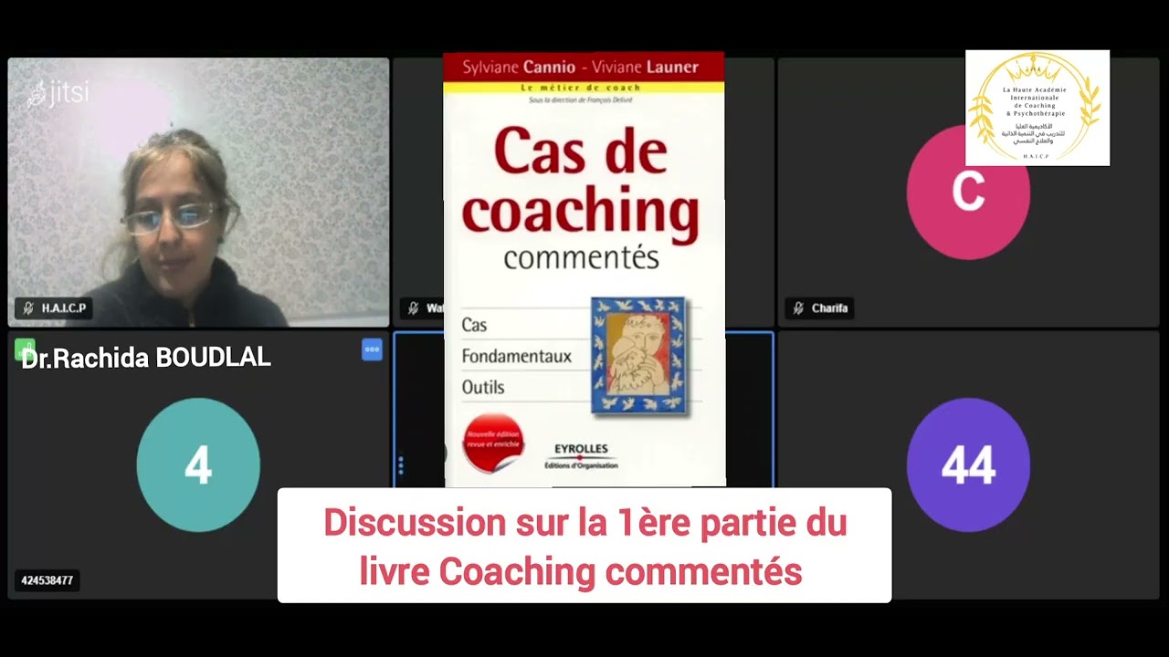 Discussion des étudiants de L'école H.A.I.C.Psy.sur le livre coaching commentés- Dr. RACHIDA BOUDLAL