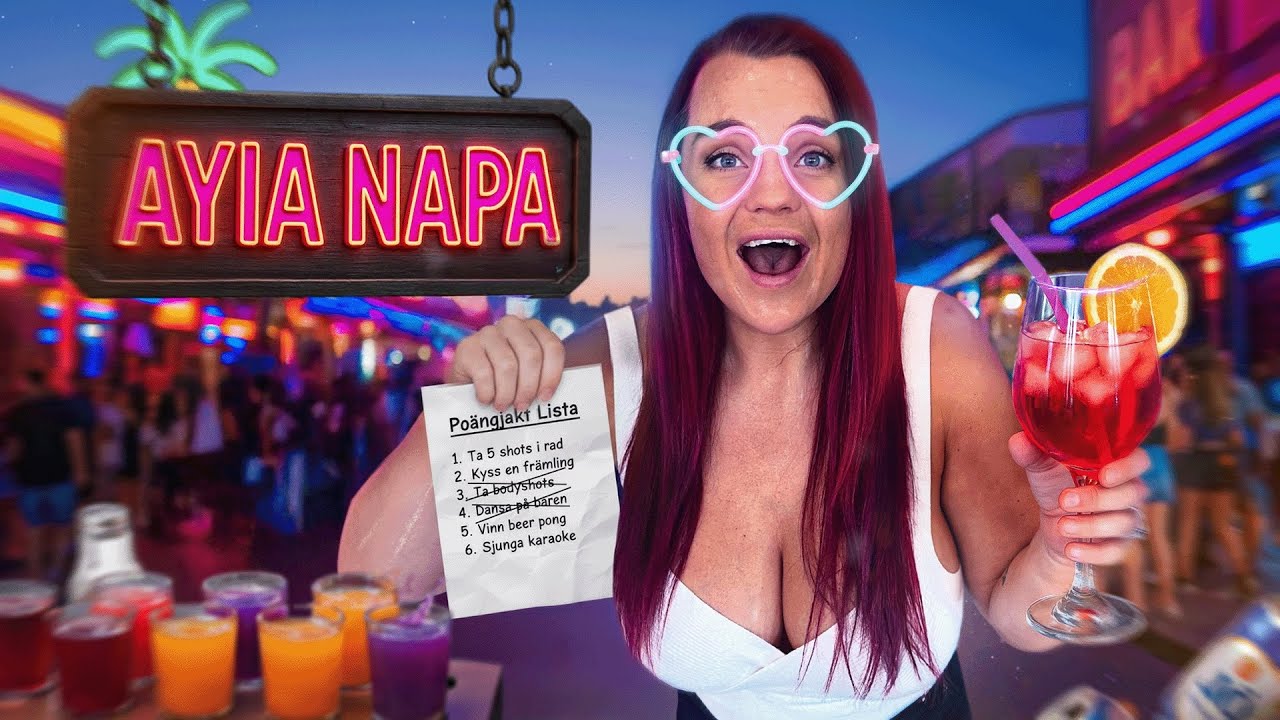 JONNA PRÖVAR BARGATAN I AYIA NAPA
