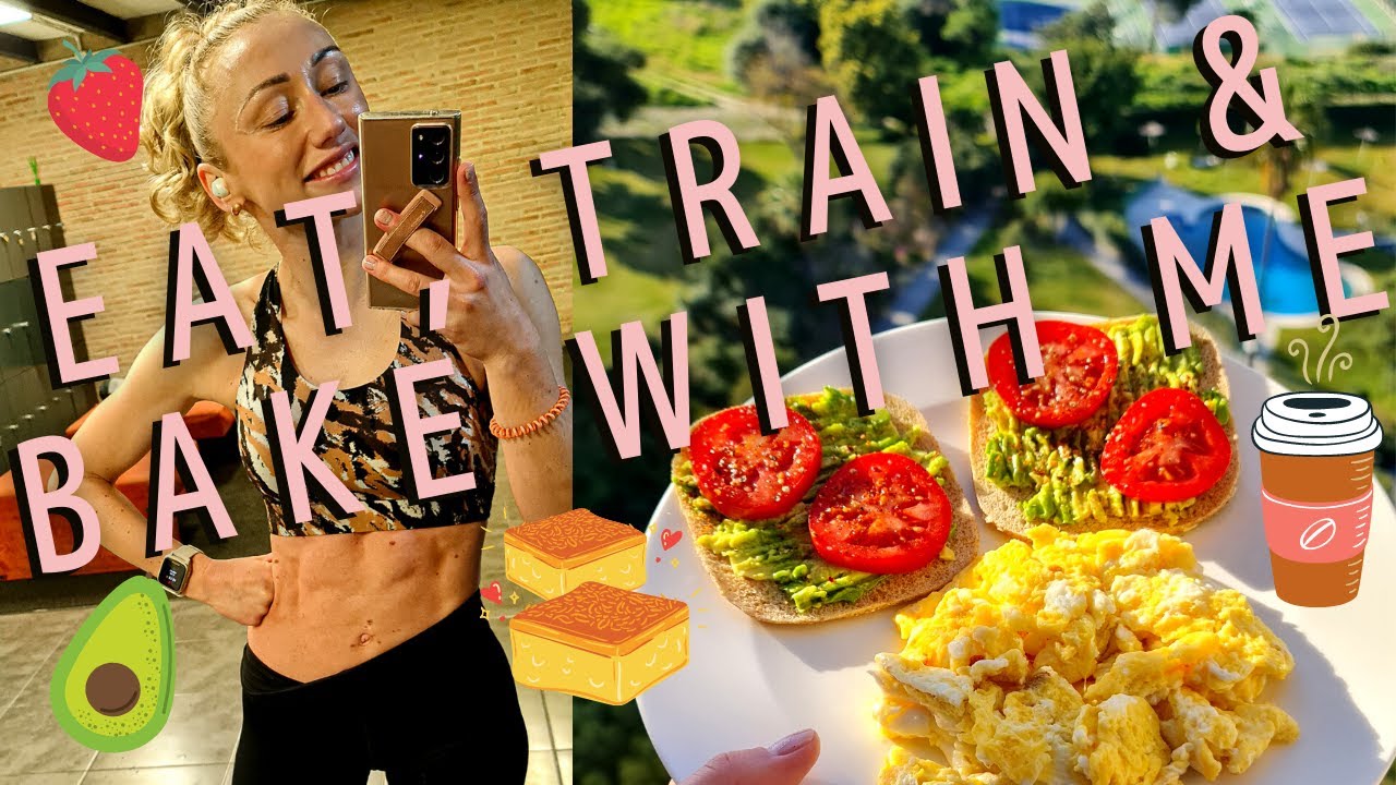 FULL DAY OF EATING + gym and baked (pr)oatmeal 🍰 recipe vlog