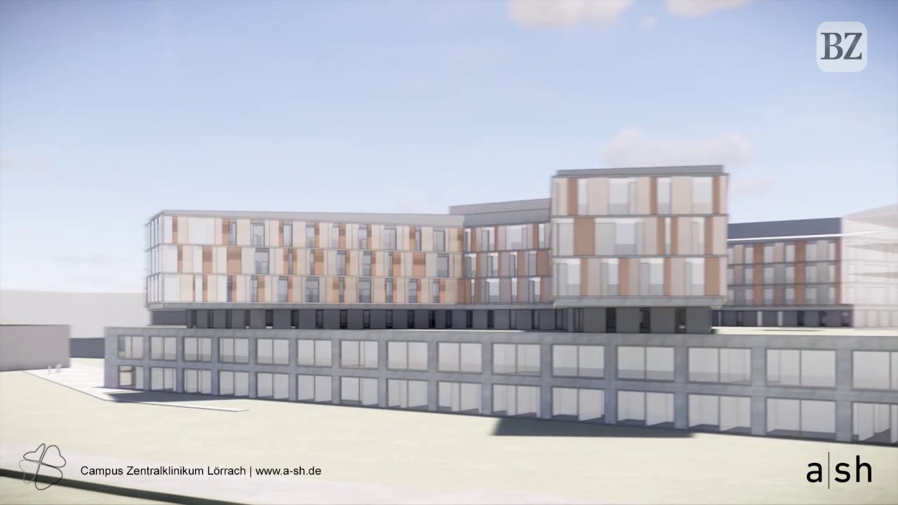 Animation: das neue Lörracher Zentralklinikum