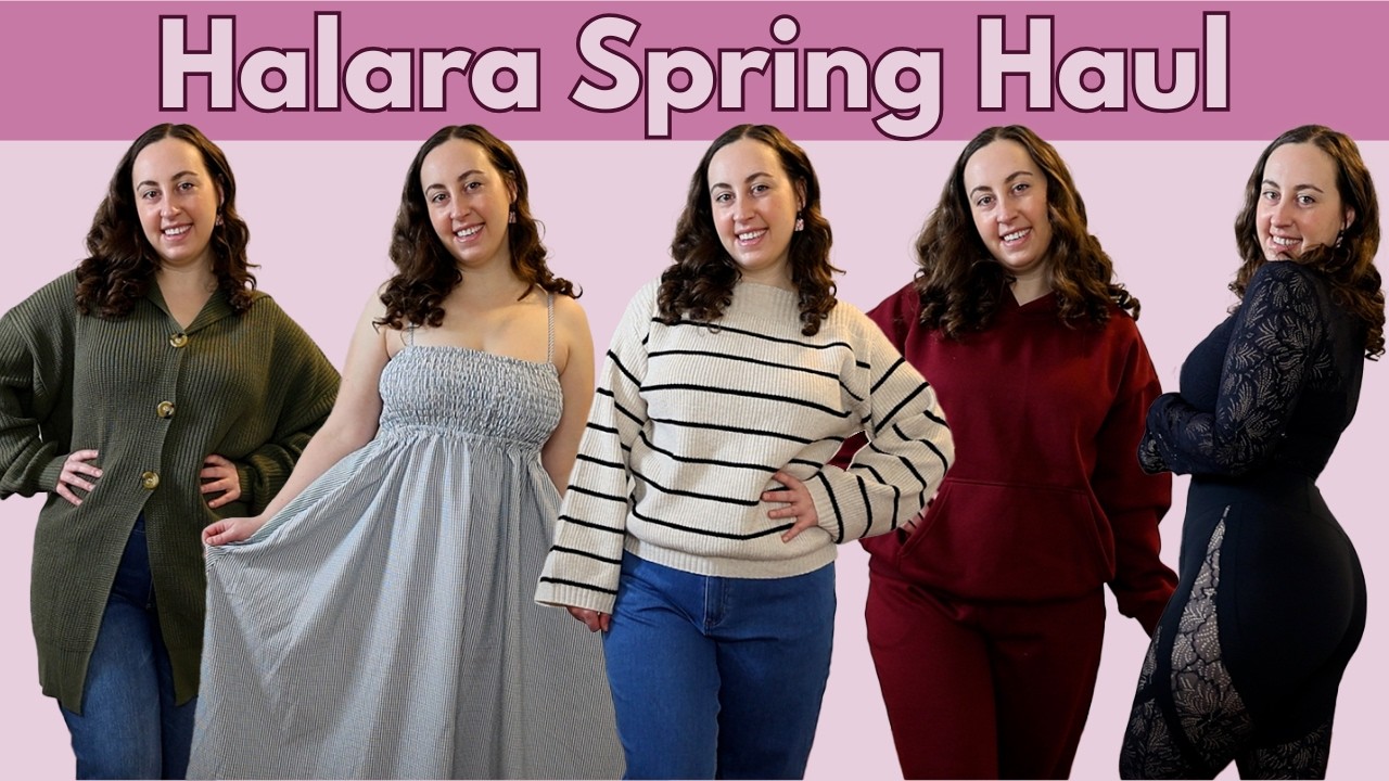 Halara Spring Outfit Haul | NEW Midsize Jeans, Dresses, and Activewear for Spring 2026
