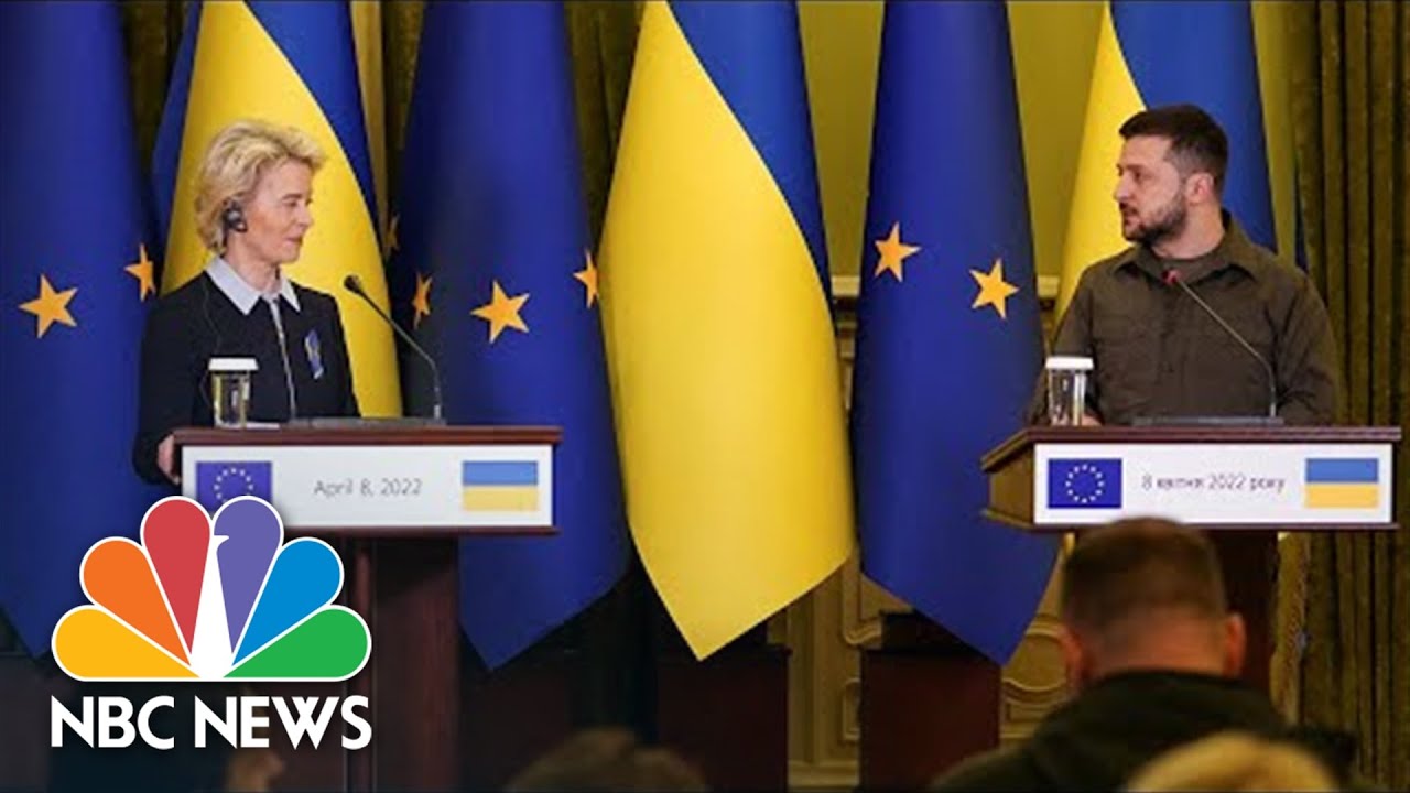 &lsquo;Your Fight Is Also Our Fight&rsquo;: E.U. Team Shows Solidarity In Kyiv Visit