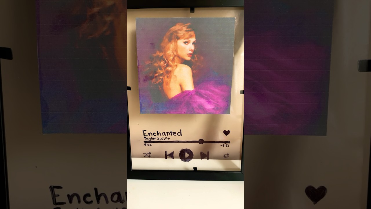 spotify glass plaque!! #taylorswift #music #spotify #swifties #speaknowtv #art