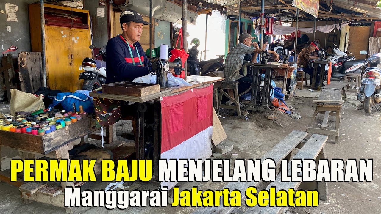 Ongkos Permak Baju Rp 20.000,-, 15' kelar, Sentra PERMAK Manggarai #wibikembara #enjoyjakarta