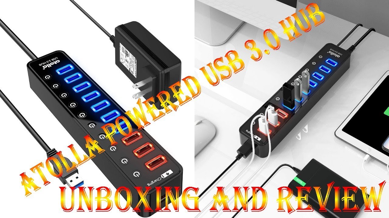 Atolla Powered USB 3.0 Hub - Unboxing and Review - 2022