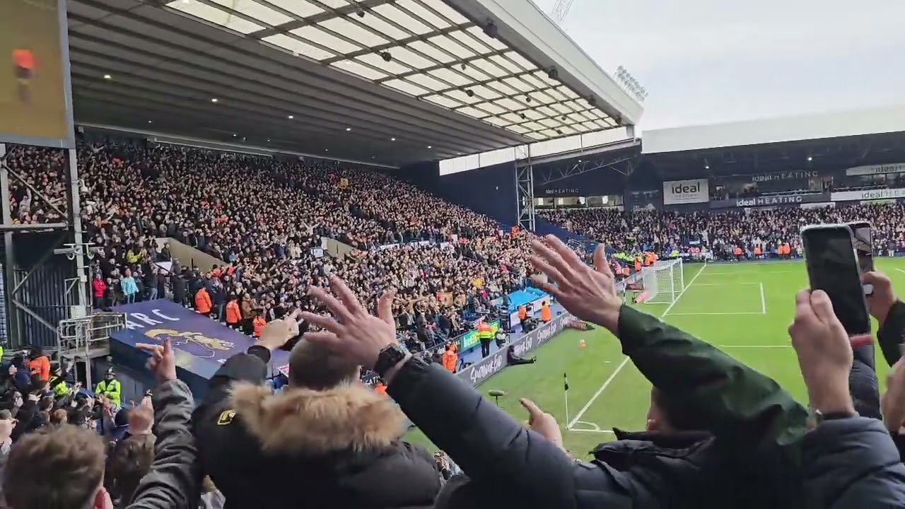 WBA VS WOLVES FANS SING LIQUIDATOR