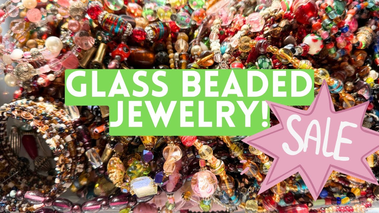 Вся коллекция прекрасных украшений из стеклянных бусин и распродажа! 12 февраля 😺