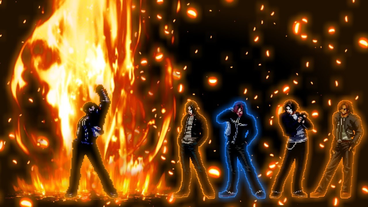 [KOF MUGEN] Kyo Kusanagi AD VS Kyo team