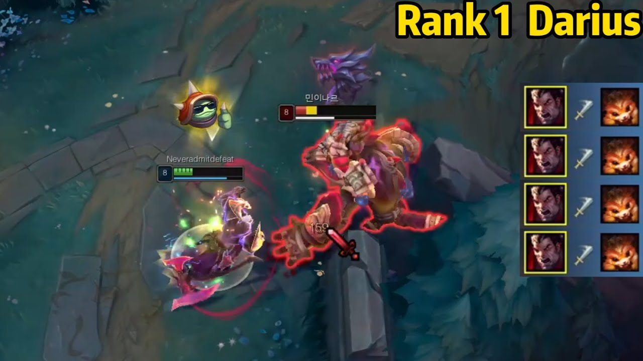 Rank 1 Darius VS Rank 1 Gnar! *INTENSE 1V1 DUEL*