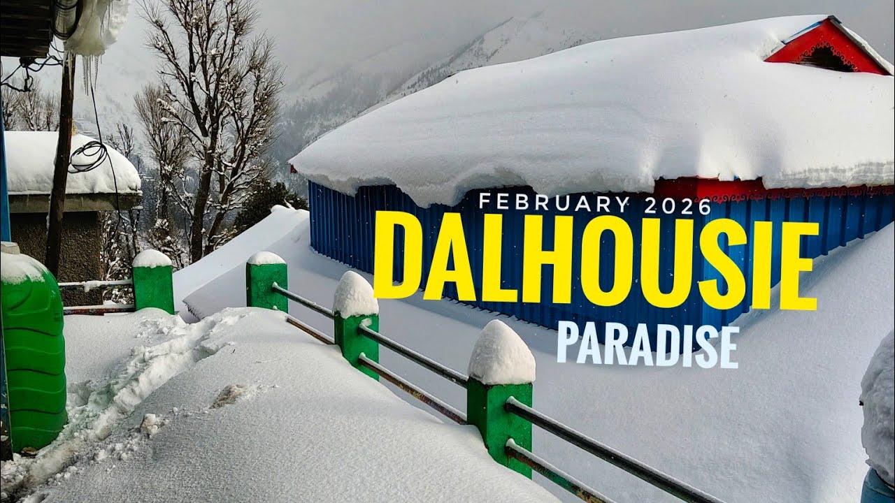 Snowfall in February | Dalhousie Himachal 
