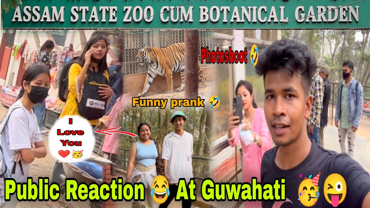 Public Reaction 🤣At Guwahati 🥳🤩 // Assam State Zoo Cum Botanical Garden // funny prank 😂🤪Ep__03