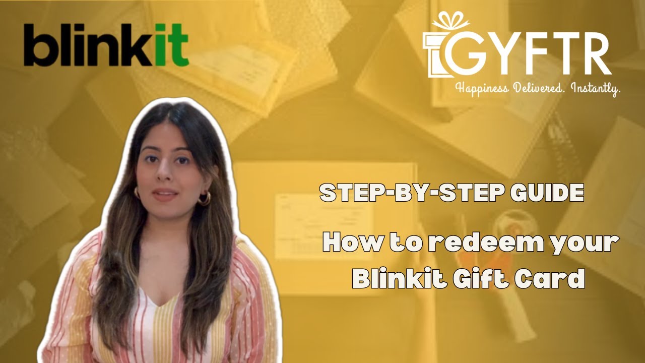 Пошаговое руководство: как использовать подарочную карту Blinkit